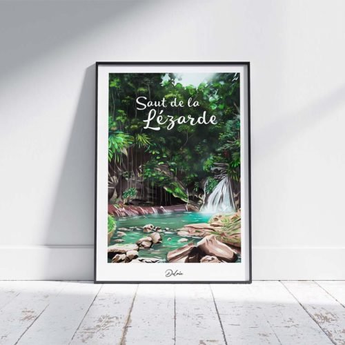 Guadeloupe Poster Desirade by Alecse™ Limited Edition Guadeloupe